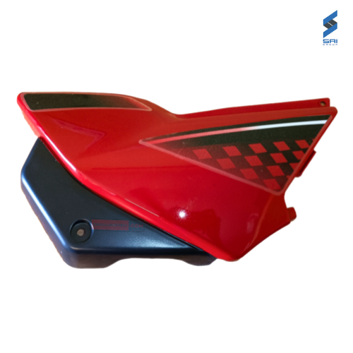 Glamour Latest Side Cowl Black With Red (Type 6) Sai Genuine Side Cowl