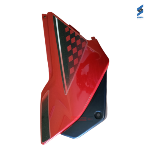 Glamour Latest Side Cowl Black With Red (Type 6) Sai Genuine Side Cowl