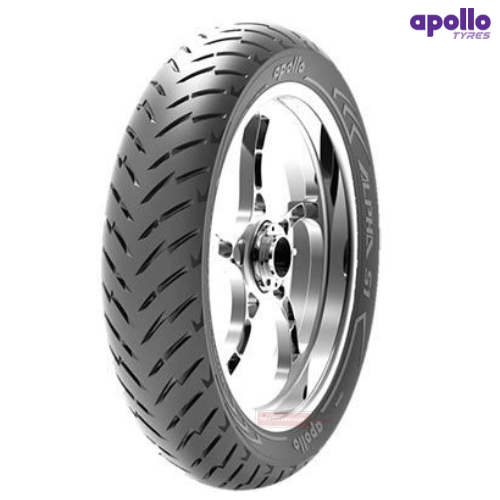 120/80 R17 61H Apollo Alpha S1 Tubeless Tyre Rear Genuine Apollo Tyres