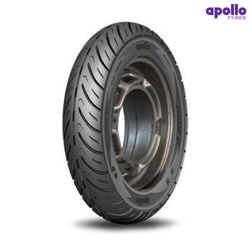 90/100-10 53J ActiZip S1 Apollo Tubeless Tyre Front Genuine Apollo Tyres