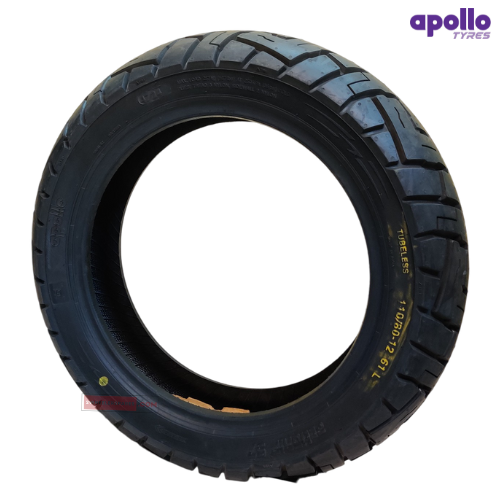 110/80-12 61L ActiGrip S7 Apollo Tubeless Tyre Rear Genuine Apollo Tyres