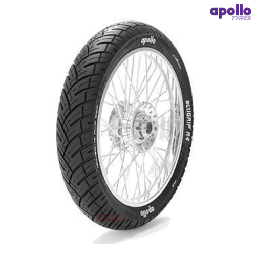 110/90-18 61P ActiGrip R4 Apollo Tube Tyre Rear Genuine Apollo Tyres