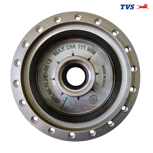 XL Super Rear Brake Drum TVS Genuine Parts