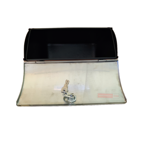 Metal Luggage Side Box-Black (for All Bikes) with Frame and Fitment Clamp Genuine Box