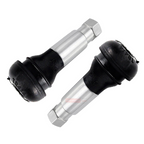TR 414 Chrome Aluminum Tubeless Tyre/ Tire Valve, Stem Rubber Dust Cover Valve Stem Cover for Car/ Motorcycle