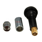 TR 414 Chrome Aluminum Tubeless Tyre/ Tire Valve, Stem Rubber Dust Cover Valve Stem Cover for Car/ Motorcycle