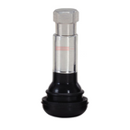 TR 414 Chrome Aluminum Tubeless Tyre/ Tire Valve, Stem Rubber Dust Cover Valve Stem Cover for Car/ Motorcycle