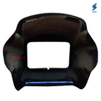 Splendor Plus BS6 Headlight Visor Matt Axis Grey with Sticker Genuine Headlight Visor