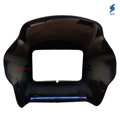 Splendor Plus BS6 Headlight Visor Matt Axis Grey with Sticker Genuine Headlight Visor
