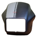 Splendor Plus BS6 Headlight Visor Matt Axis Grey with Sticker Genuine Headlight Visor