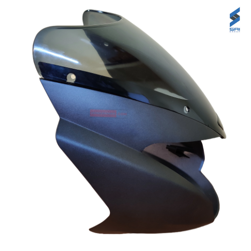 Pulsar DTSi Headlight Visor Grey with Glass and Sticker Genuine Headlight Visor