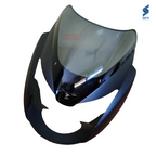 Pulsar DTSi Headlight Visor Grey with Glass and Sticker Genuine Headlight Visor