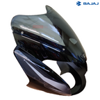 Pulsar Headlight Visor Grey with Sticker (NM 01) Bajaj Genuine Parts
