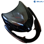 Pulsar Headlight Visor Grey with Sticker (NM 01) Bajaj Genuine Parts