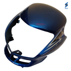 Dream Yuga New Model Headlight Visor V Blue with Graphics Genuine Headlight Visor Parts