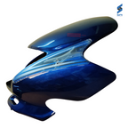 Dream Yuga New Model Headlight Visor V Blue with Graphics Genuine Headlight Visor Parts