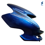Dream Yuga New Model Headlight Visor V Blue with Graphics Genuine Headlight Visor Parts