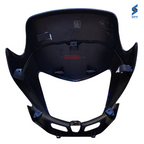 Dream Yuga New Model Headlight Visor V Blue with Graphics Genuine Headlight Visor Parts