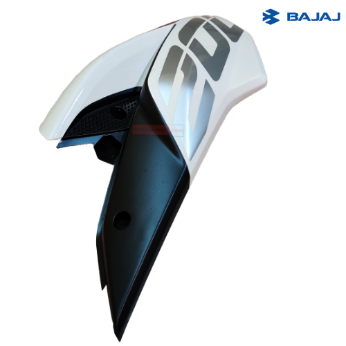 Pulsar NS200 Tank Flap Right Pearl Met White Bajaj Genuine Parts