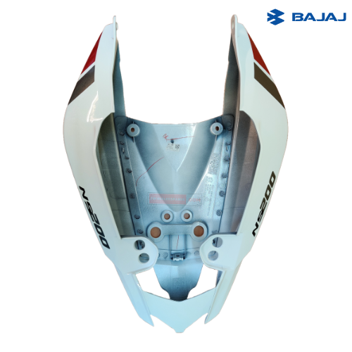 Pulsar NS200 Rear Cowl Pearl Met White Bajaj Genuine Parts