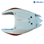 Pulsar NS200 Rear Cowl Pearl Met White Bajaj Genuine Parts