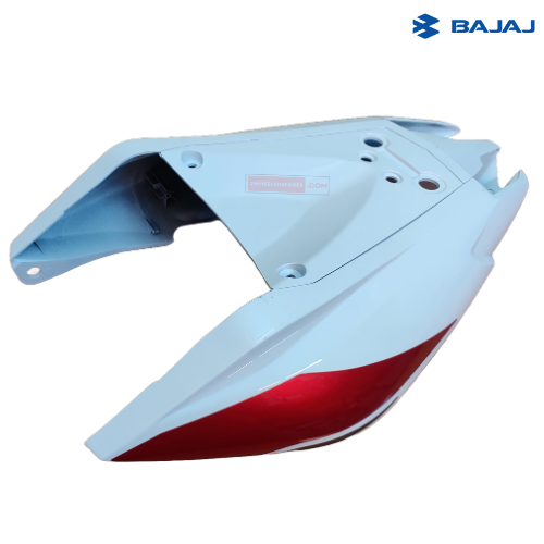 Pulsar NS200 Rear Cowl Pearl Met White Bajaj Genuine Parts