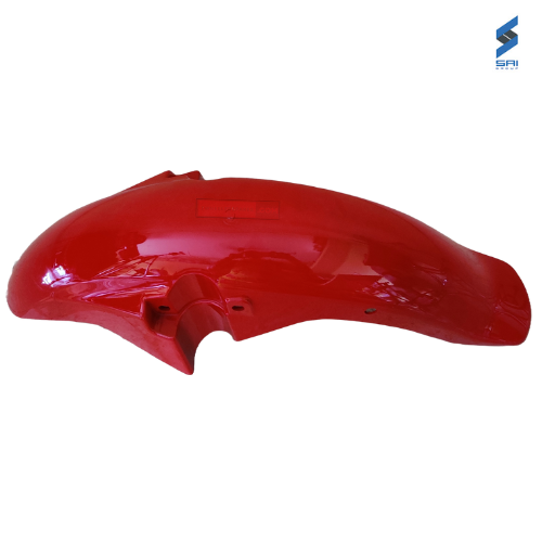 Shine Front Fender Mudguard Sports Red Genuine Mudguard
