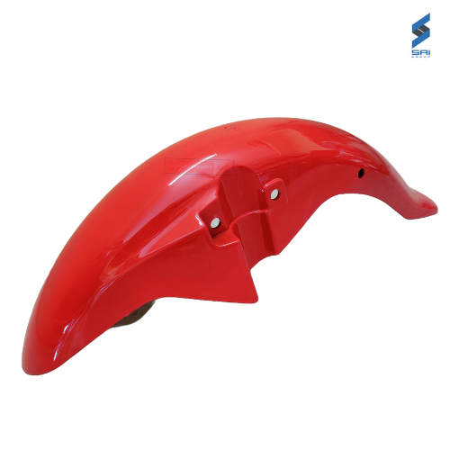 Shine Front Fender Mudguard Sports Red Genuine Mudguard