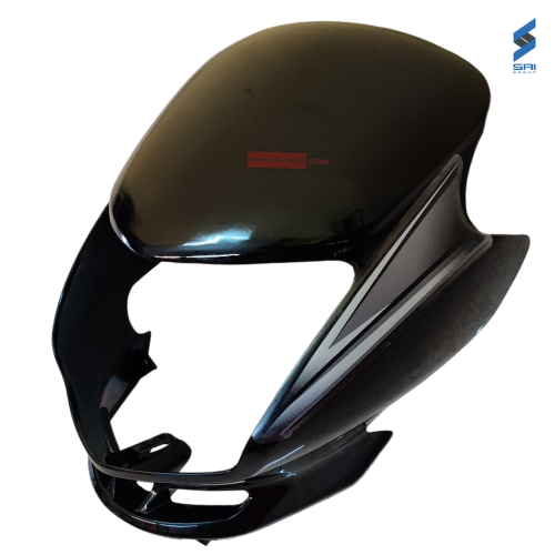 Dream Yuga New Model Headlight Visor Black with Gray Genuine Headlight Visor Parts