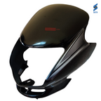 Dream Yuga New Model Headlight Visor Black with Gray Genuine Headlight Visor Parts