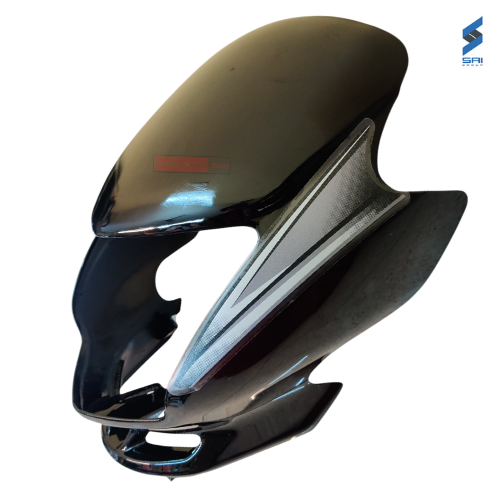 Dream Yuga New Model Headlight Visor Black with Gray Genuine Headlight Visor Parts