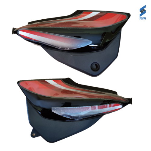 Passion Pro T4 Side Cowl Set Black with Sticker Genuine Side Cowl