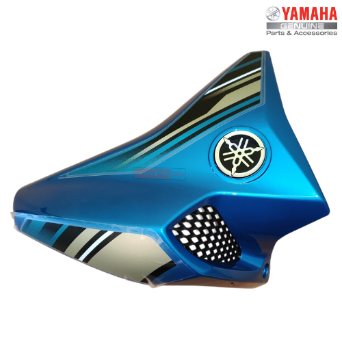 FZ S Tank Side Cowl Cyan Metallic Color Yamaha Genuine Parts