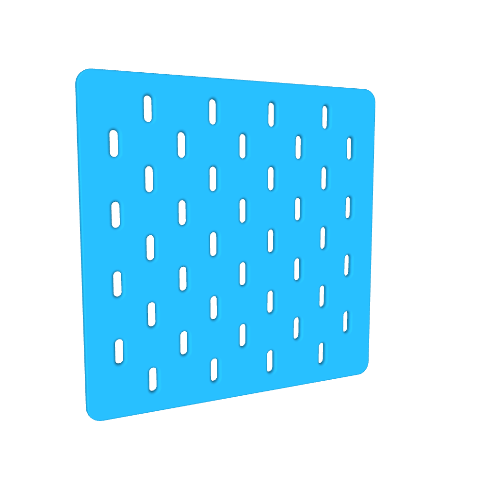 9X9 Multipurpose Skadis Board Premium Quality Blue