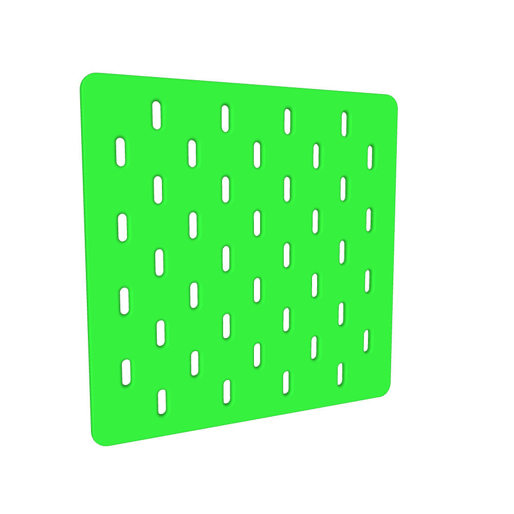9X9 Multipurpose Skadis Board Premium Quality Green
