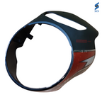 CT110X Headlight Visor Black With Red Sticker Genuine Headlight Visor