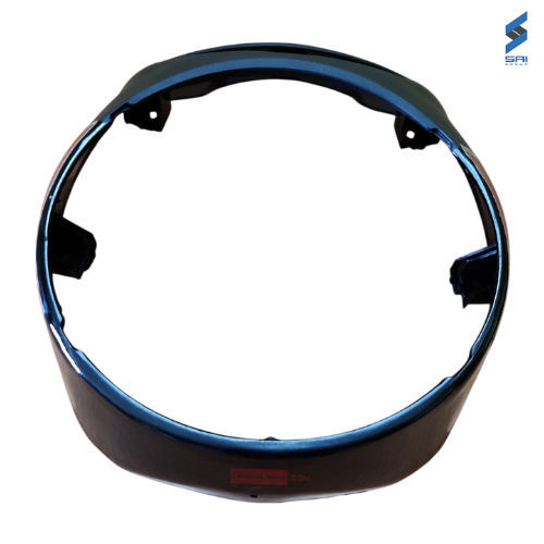 CT110X Headlight Visor Black With Red Sticker Genuine Headlight Visor