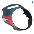 CT110X Headlight Visor Black With Red Sticker Genuine Headlight Visor