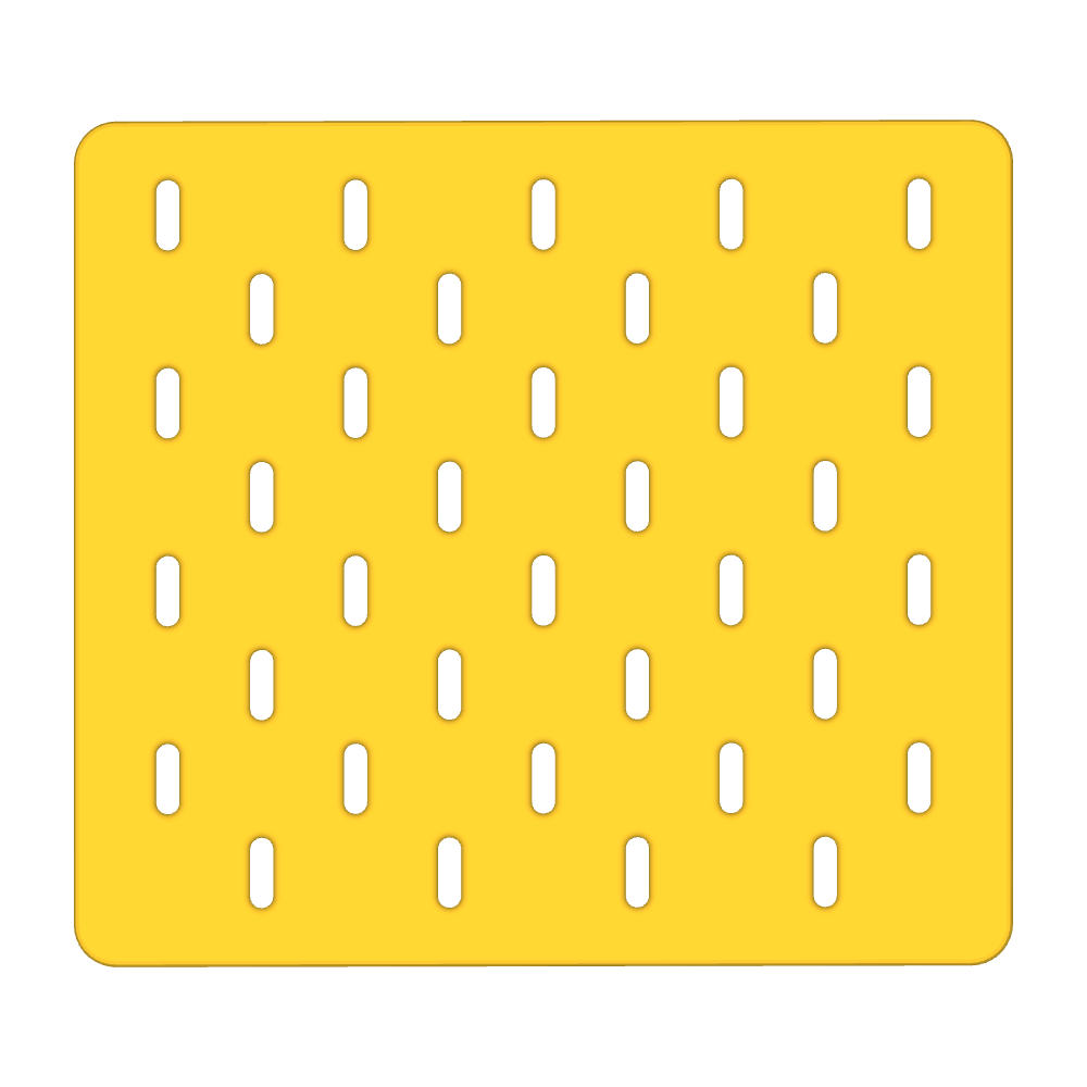 9X8 Multipurpose Skadis Board Premium Quality