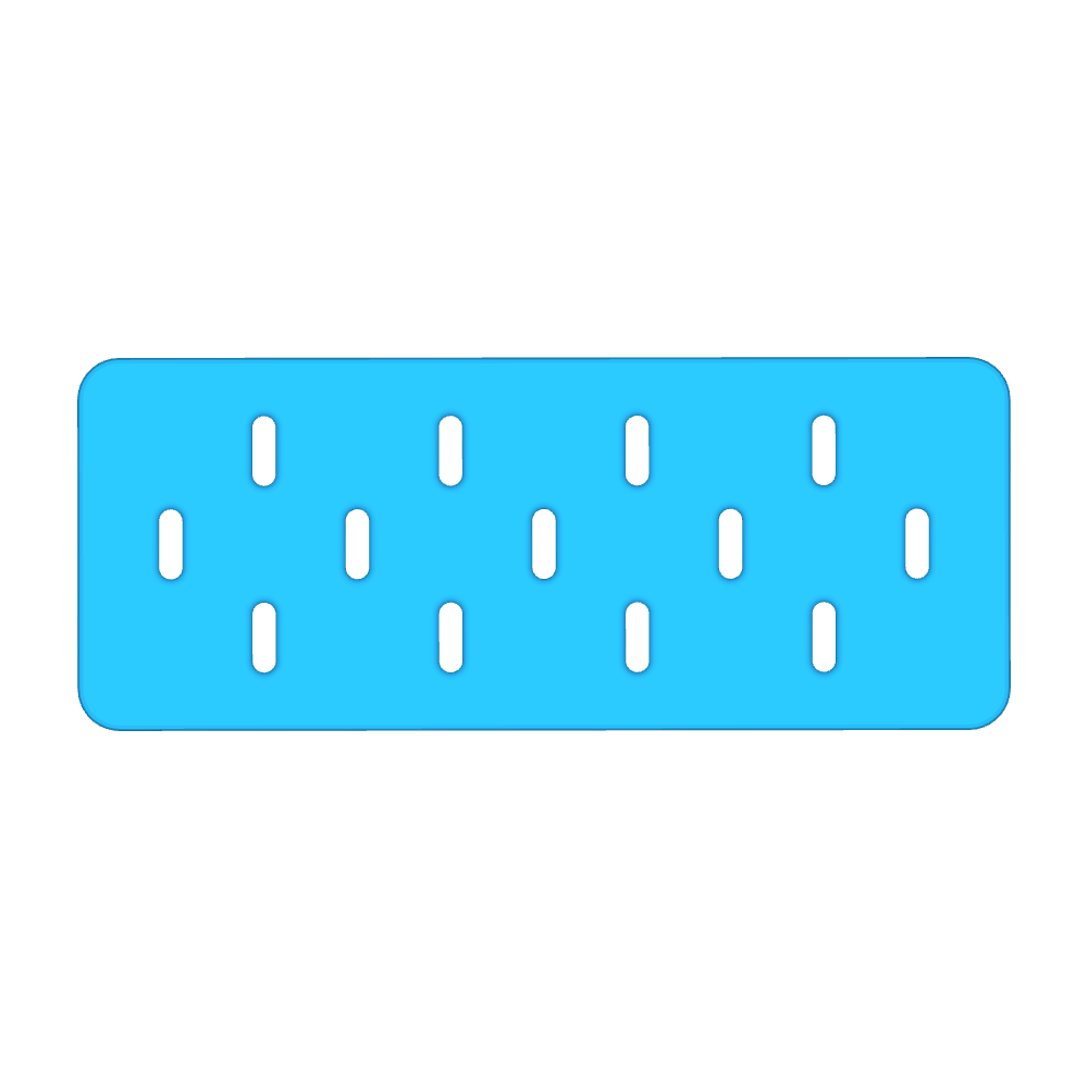 9X3 Multipurpose Skadis Board Premium Quality