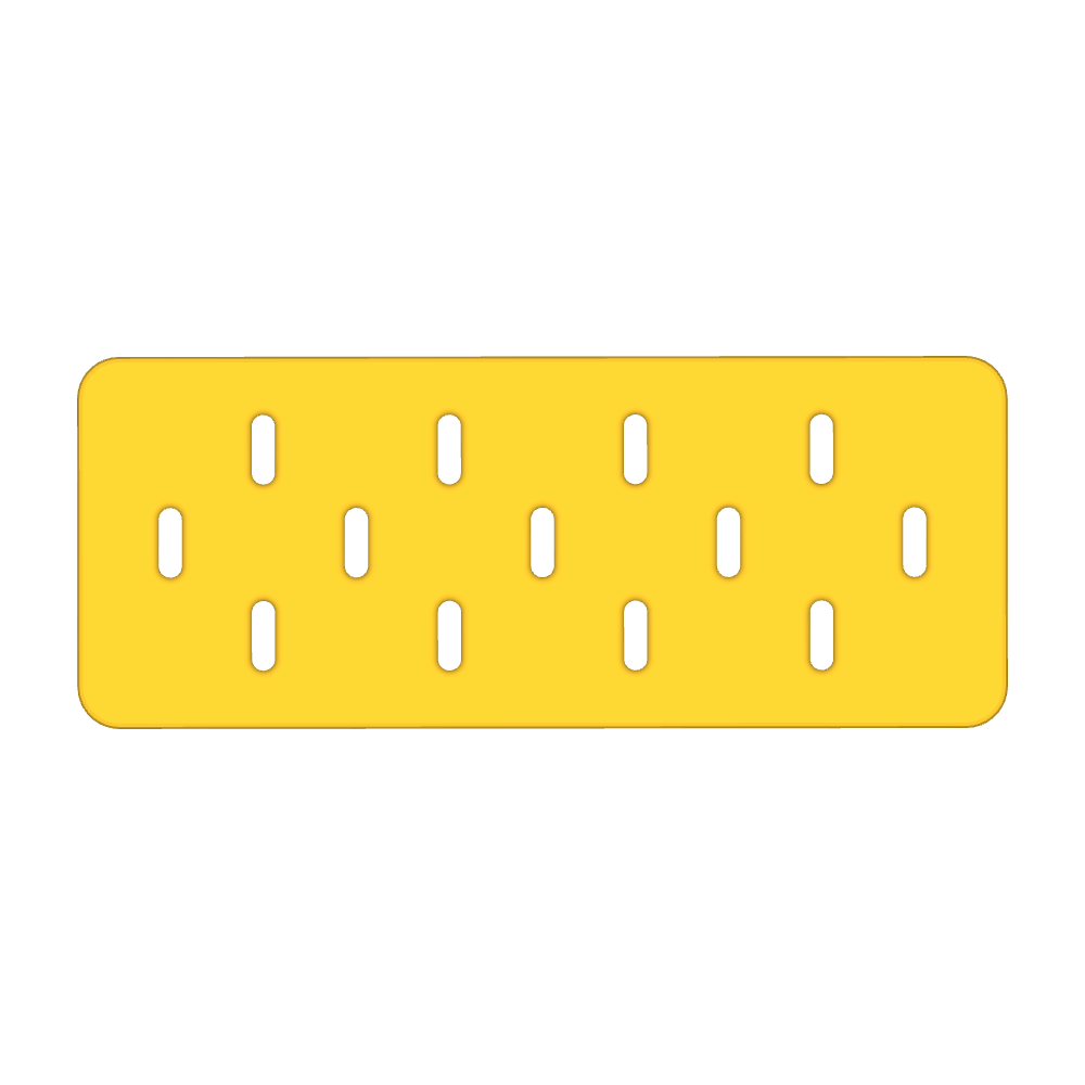9X3 Multipurpose Skadis Board Premium Quality