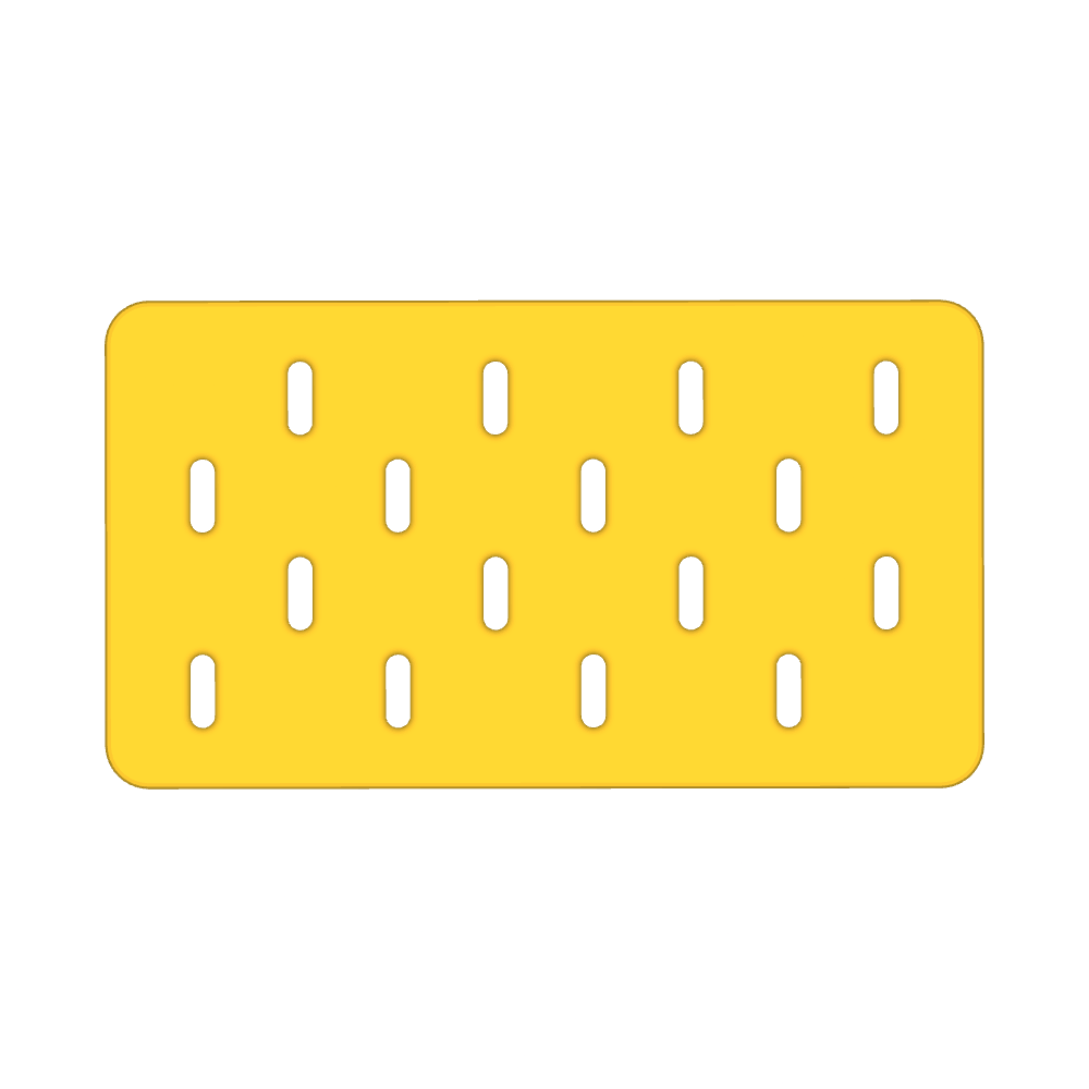 8X4 Multipurpose Skadis Board Premium Quality