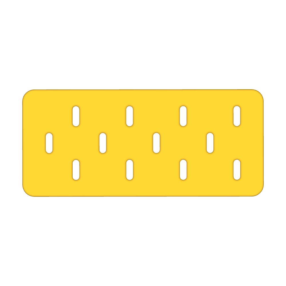 8X3 Multipurpose Skadis Board Premium Quality
