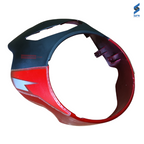 CT110X Headlight Visor Flame Red Genuine Headlight Visor