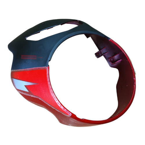 CT110X Headlight Visor Flame Red Genuine Headlight Visor