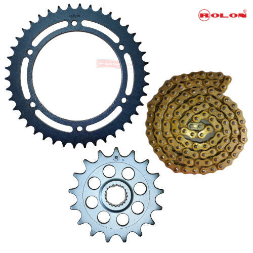 Apache 310RR Chain Sprocket Kit Brass Chain Kit Rolon Genuine Parts 1