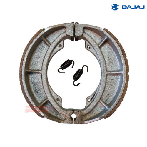 Bajaj Brake Shoe Big Drum With Spring Bajaj Genuine Parts