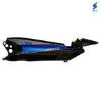 Splendor I Smart Rear Cowl Black With Blue Genuine Rear Cowl