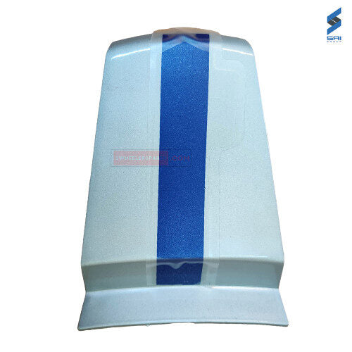Splendor I Smart Rear Cowl Black With Blue Genuine Rear Cowl
