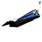 Splendor I Smart Rear Cowl Black With Blue Genuine Rear Cowl
